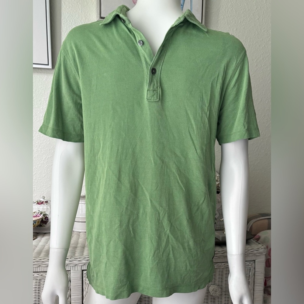 Todd Snyder 51% Cotton piqué Polo Shirt - short sleeves in green color Size XS - Picture 1 of 8